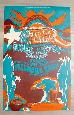 FME-4 1st Press FILLMORE EAST Poster FRANK ZAPPA-MOTHERS NM • $150