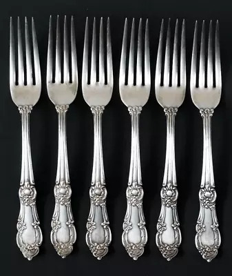 £14.99 • Buy Vintage HF&CO 6 Silver Plate 19cm Forks Kings Royale Cutlery