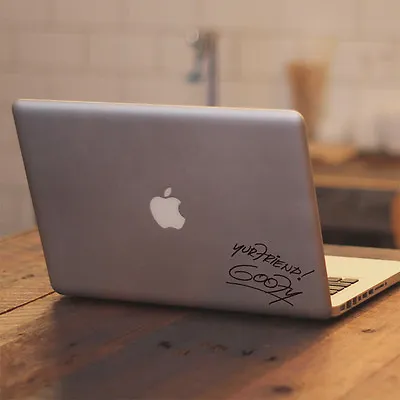 Goofy Signature For Macbook Air Pro Laptop Car Window Bumper Vinyl Decal Sticker • $10.99