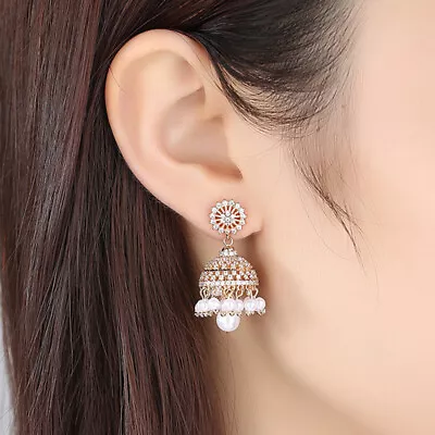 $21.60 • Buy Indian Beads Drop Earrings Jhumka Jhumki Gypay Tribal Ethnic Jewelry Party Gift