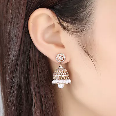 Indian Beads Drop Earrings Jhumka Jhumki Gypay Tribal Ethnic Jewelry Party Gift • $21.84