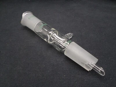 $28.99 • Buy CHEMGLASS 24/40 Glass Vacuum Take-Off Vertical Adapter W/ 10mm Hose Damaged