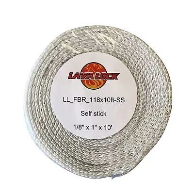 LavaLock® 1 X 1/8 X 10 Ft Adhesive Backed Wood Stove 1/8  X 1  X 10' White  • $36.72