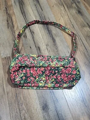 Vintage Quilted Purse Ms. Millie Collection Boho Floral Handbag • $12