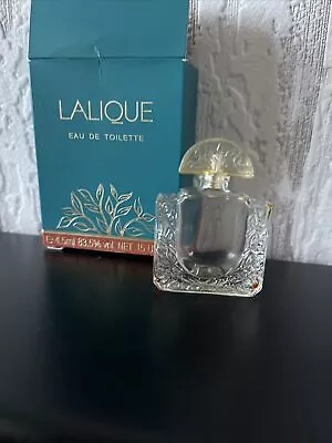 Empty Miniature Lalique Fragrance Bottle With Box • £15