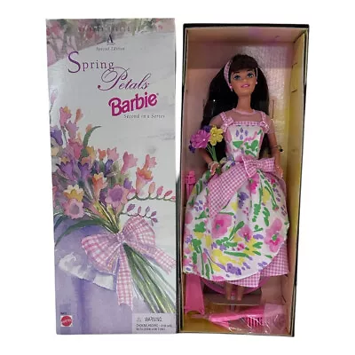 Avon Spring Petals Barbie Doll Brunette Special Edition Mattel VINTAGE 1997 • $19.95