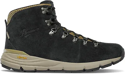 Danner Mens Mountain 600 4.5in Black/Khaki Suede Hiking Boots • $181.99