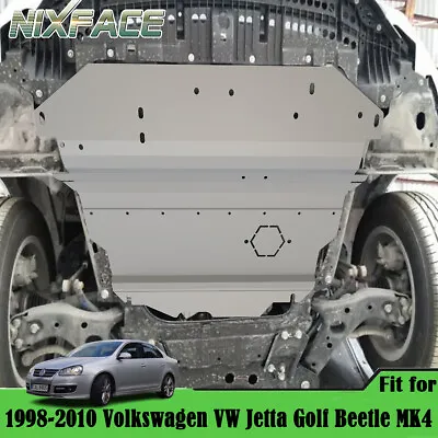 $317 • Buy NIXFACE Aluminum Skid Plate Belly Pan For 99-10 VW Volkswagen Golf Jetta MK4