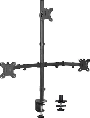VIVO Triple Monitor Desk Mount Heavy Duty Adjustable Stand 3 Screens Up To 30  • $49.99