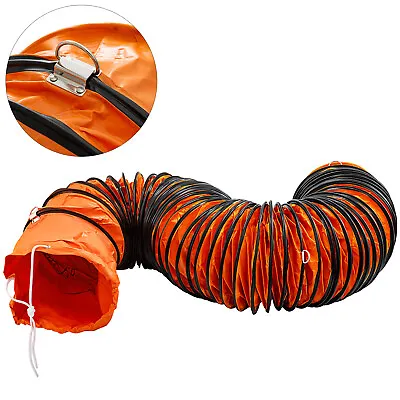 10inch Flexible Duct Hosing 25ft PVC Duct Hose For Exhaust Extractor Fan Blower • $35.59