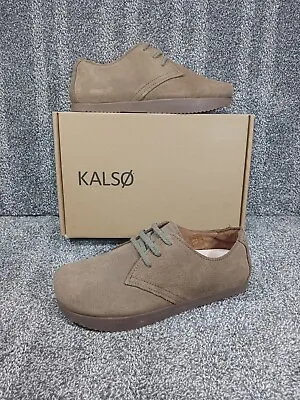 👞 NEW Kalso Earth Shoes 10 / 43 Faroe Lokah Tan Negative Heel Sneaker Vtg Style • $152.99