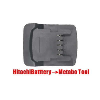 £18.11 • Buy Adapter For HITACHI 18V Li-ion Battery Convert To Metabo 18V Li-ion Power Tool