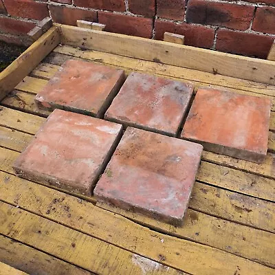 120no Reclaimed Victorian Red 9  Quarry Tiles Sourced From North Yorkshire Farm • £720