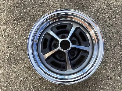 ORIGINAL 60’s MOPAR DODGE PLYMOUTH 14 X 5.5 JK MAGNUM 500 ALL CHROME WHEEL RIM • $189.95