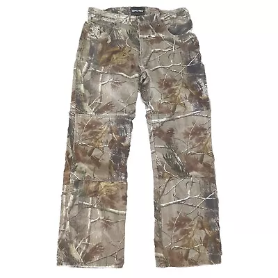 VTG Original RealTree Brand Pants Camo Men’s 34x32 Double Knee • $39