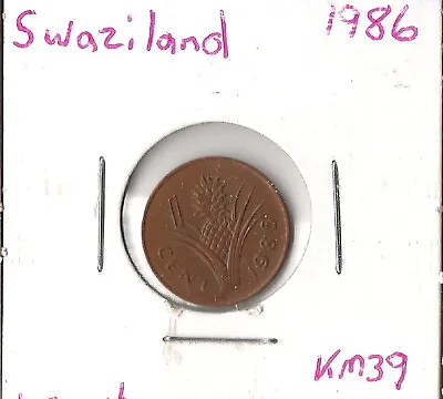 $0.99 • Buy Coin Swaziland 1 Cent 1986 KM39, Combined Shipping