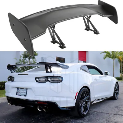 46  Rear Trunk Spoiler Wing Racing GT Style Adjustable For Chevy Camaro ZL1 SS • $145.65