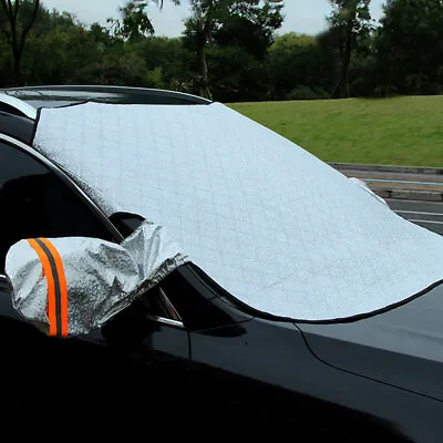 $32.39 • Buy Car Snow Cover Car Cover Windshield Sunshade Outdoor Waterproof Anti Ice Frost
