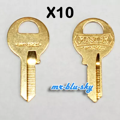 Lot Of 10 Classic OEM Master Padlock 1K ~ EST 1921 ~ Brass Key Blanks Locksmith • $8.95