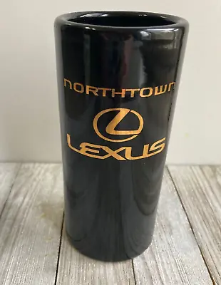 Lexus Collectable Coffee Mug From Northtown Black And Gold Rare Shape • $19