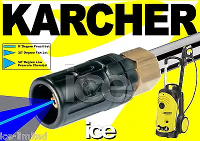 Karcher Triple Nozzle Hd 5/11 5/12 6/11 6/12 6/13 6/15 7/11 7/18 801 830 10/25 • £74.99