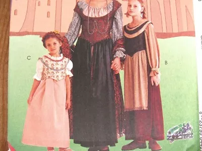 Medieval Dress Costume Sewing Pattern McCall’s 8449 Size Large (16-18) Uncut • $5.99