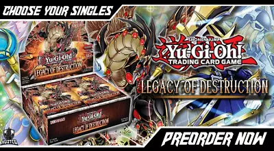 Yugioh - Legacy Of Destruction (LEDE) - Choose Your Own Singles - PREORDER • $29.81