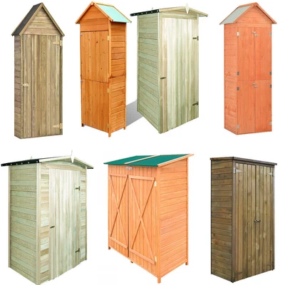 £306.79 • Buy Wooden Garden Tool Shed With Door Storage Cupboard Lawn Mower Wood Cabinet