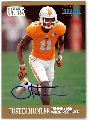 $24.95 • Buy Justin Hunter Signed 2013 Fleer Ultra Rookie Class Auto Card (RC) #66