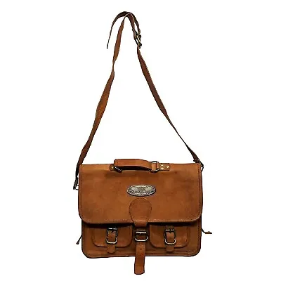 Leather Brown Vintage Laptop Messenger New Men's Briefcase Bag (Latest Arival) • $44.71