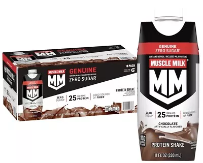 Muscle Milk Genuine Protein Shake Chocolate (11 Fl. Oz 18 Pk.) FREE SHIPPING • $38.95