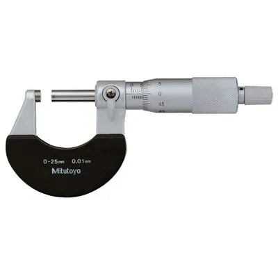 Mitutoyo 102-301 Metric Outside Micrometer 0-25mm With Heat-insulated Frame • £84.10