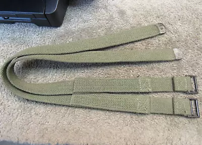 Us Ww2 Korea Vietnam Litter Strap Gp Set 2 Each Od Green Medical Dept Unissued • $19.95