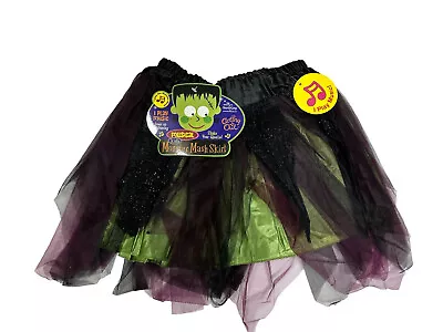 Musical Kids Monster Mash Skirt Costume Skirt Kids 3-8 Halloween Plays Music • $15.99