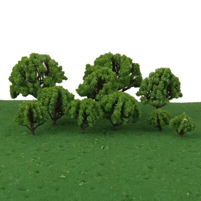 10pcs Green Model Trees 1: 75 1: 100 1: 200 1: 300 1: 500 Train Railway • £6.76