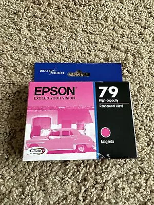 Genuine Epson 79 Magenta High Capacity Ink Cartridge T079320 NEW 04/2025 • $14.99