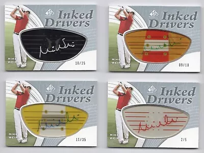 Mike Weir 2012 UD SP Game Used Inked Drivers Signatures Auto D'35 / 25/ 10 / 5 • $299.99