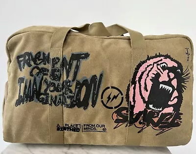 $240 • Buy Authentic New TRAVIS SCOTT CACTUS JACK For Fragment Icons Duffle Olive 