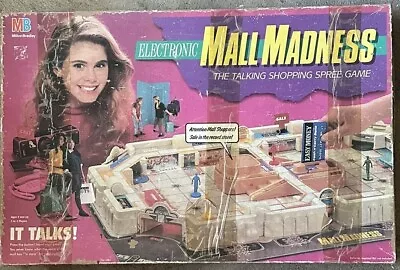 1989 Mall Madness Board Game Almost Complete Electronics Don’t Work • $49.99