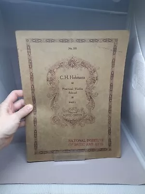 C. H. Hohmann Practical Violin School Part 1 No.105 ** Vintage Sheet Music Book • $9.08