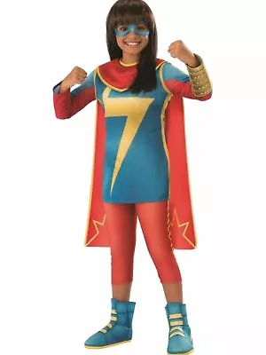 Marvel Rising Girls Ms. Marvel Secret Warriors Blue & Red Halloween Costume • $39.99