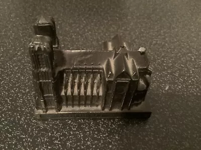 Metal Souvenir Building France Small Reims Cathedral Damaged • $19.58