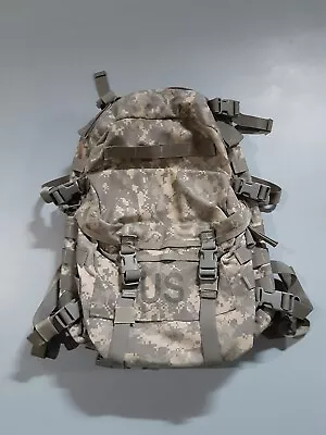 US ARMY ACU ASSAULT PACK 3 DAY MOLLE II BACKPACK  Made In USA With Stiffiner • $30