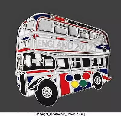 Olympic Pins 2012 England Union Jack Uk London Flag Design Double Decker Bus Sil • $5.99