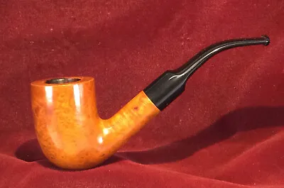 Gorgeous Italian Made Bent Dublin Tobacco Pipe In Lightly Smoked Condition • $55
