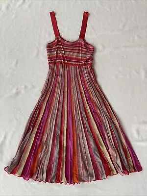 Missoni Striped Knit Sundress Italy Women’s 8 • $75