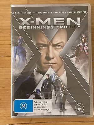 X-Men: Beginnings Trilogy PAL Region 4 DVD 3 Disc Set New Sealed Free Post • $14.95