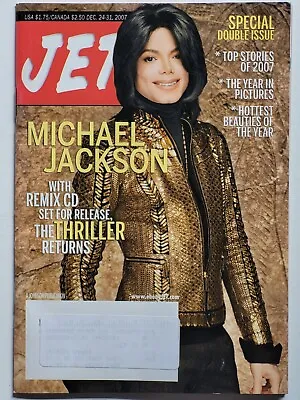 MICHAEL JACKSON December 2007 JET Magazine • $5