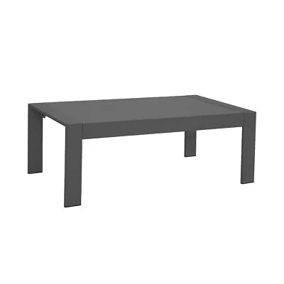 $249.99 • Buy New Charcoal Aluminium Outdoor Garden Lounge Coffee Table With Polywood Top