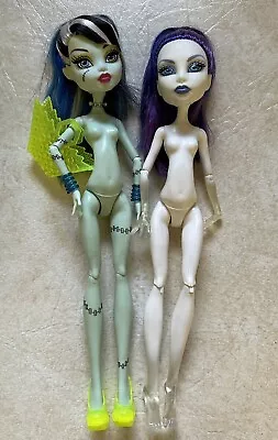 Monster High Swim Class Frankie Stein And Spectra Vondergeist Dolls • $24.99